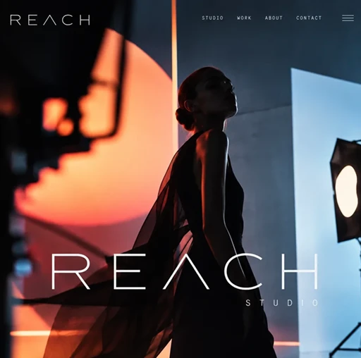 Reach Studio website by A91 Design