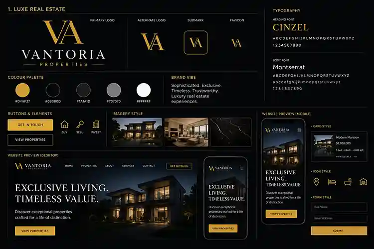 Branding Style Board 1