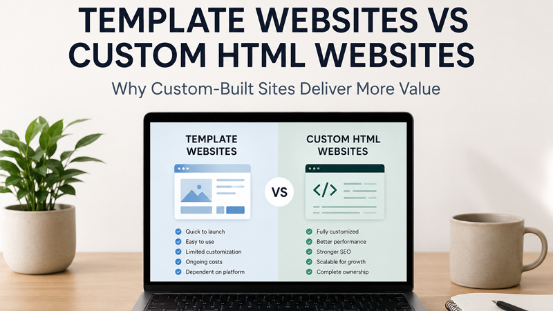 Template Website vs Custom HTML Website
